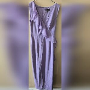 New Connected Apparel Lavendar Sheath Dress